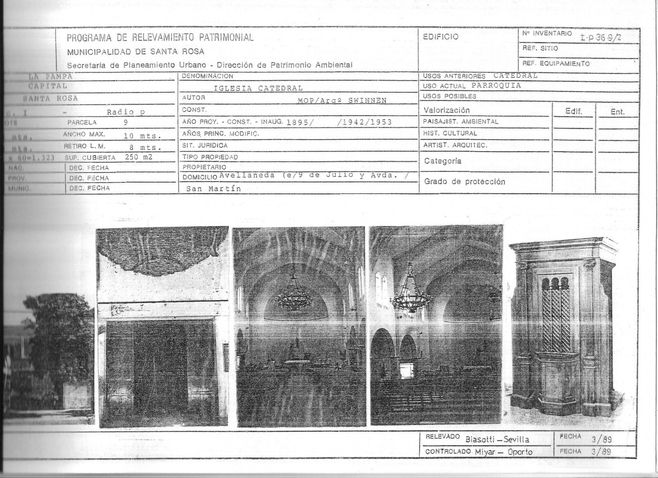 Catedral de Santa Rosa Luces y sombras de la catedral que rompe el